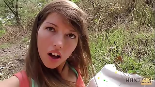 HUNT4K. Anal sex for money is en masse what young coquette desires