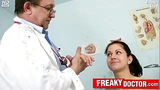 Hot czech brunette Monika gets fingered by confessor weaken
